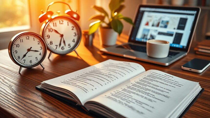 boosting productivity through time management