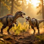 fierce ancient hunting raptors