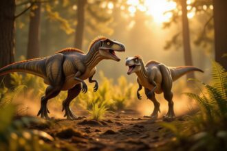 fierce ancient hunting raptors