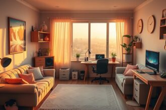 kawaii gaming room inspiration