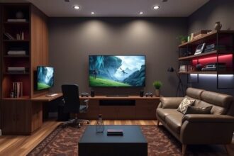 maximize gaming room storage