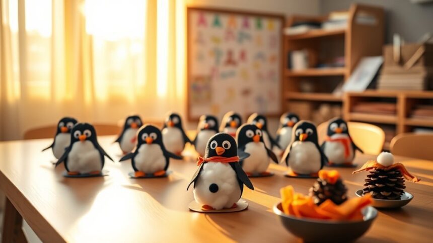 penguin crafts for preschoolers
