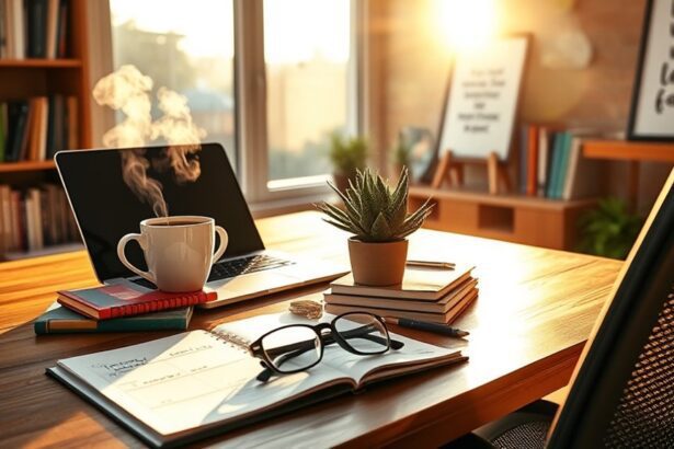 productive and comfortable workspace