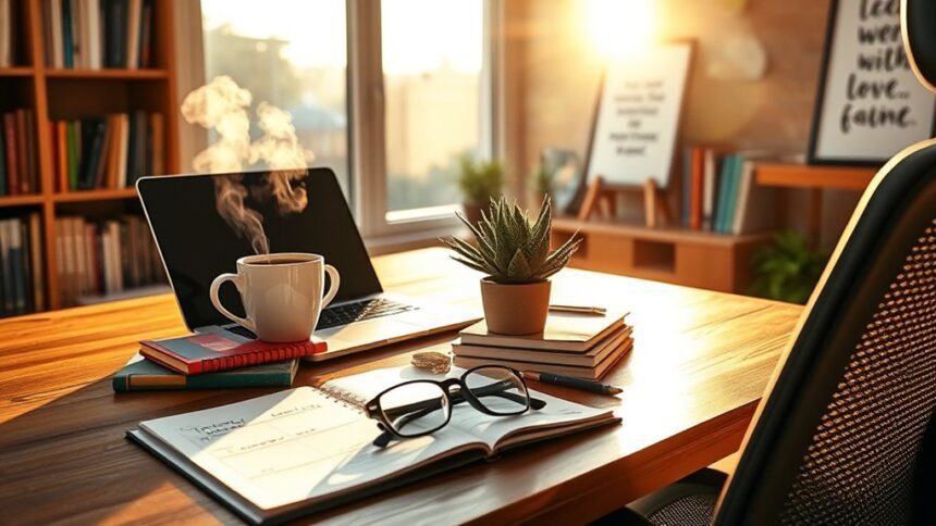 productive and comfortable workspace