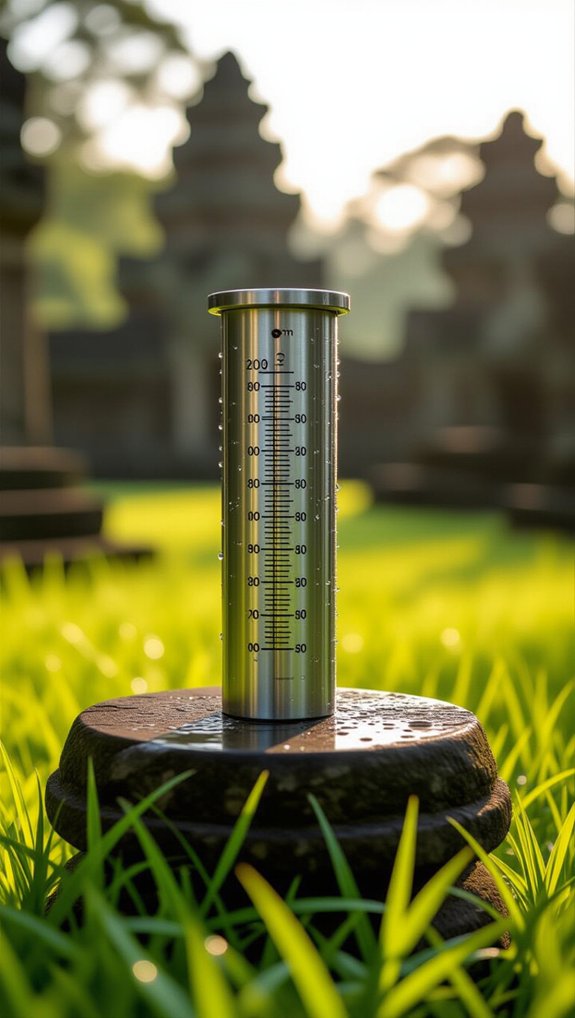 ancient indian rain gauge innovation