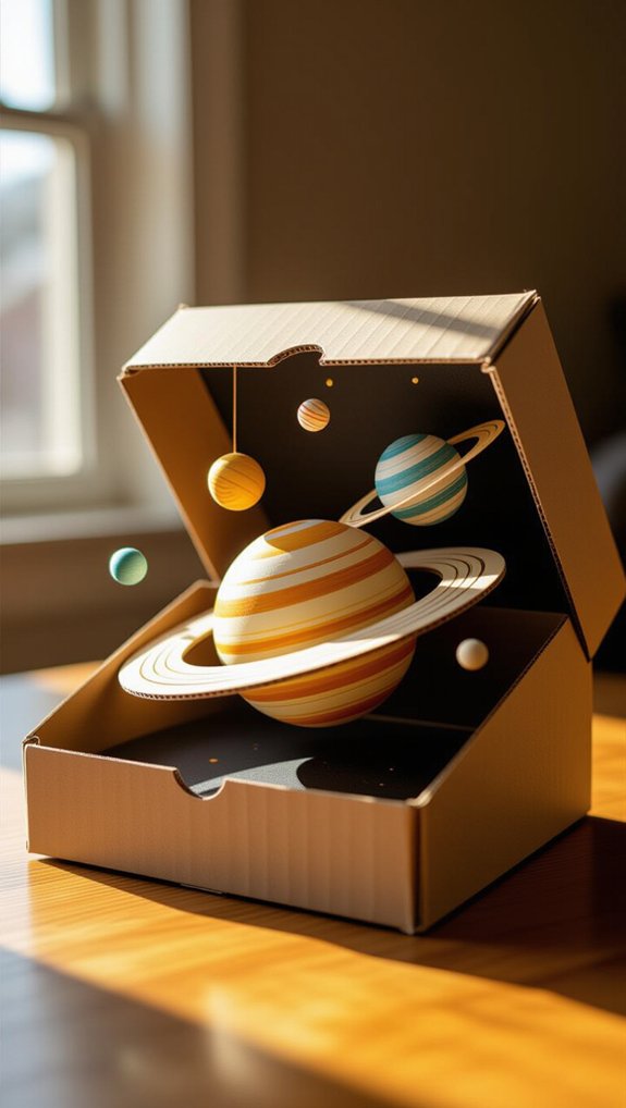 cardboard box solar system