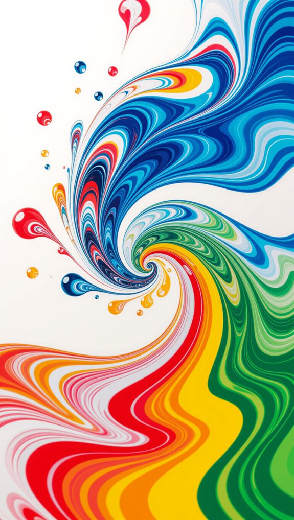 colorful milk science experiment