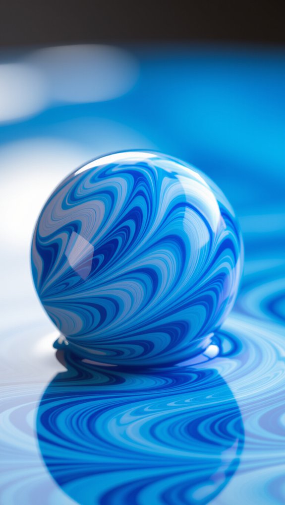 colorful textured planet painting