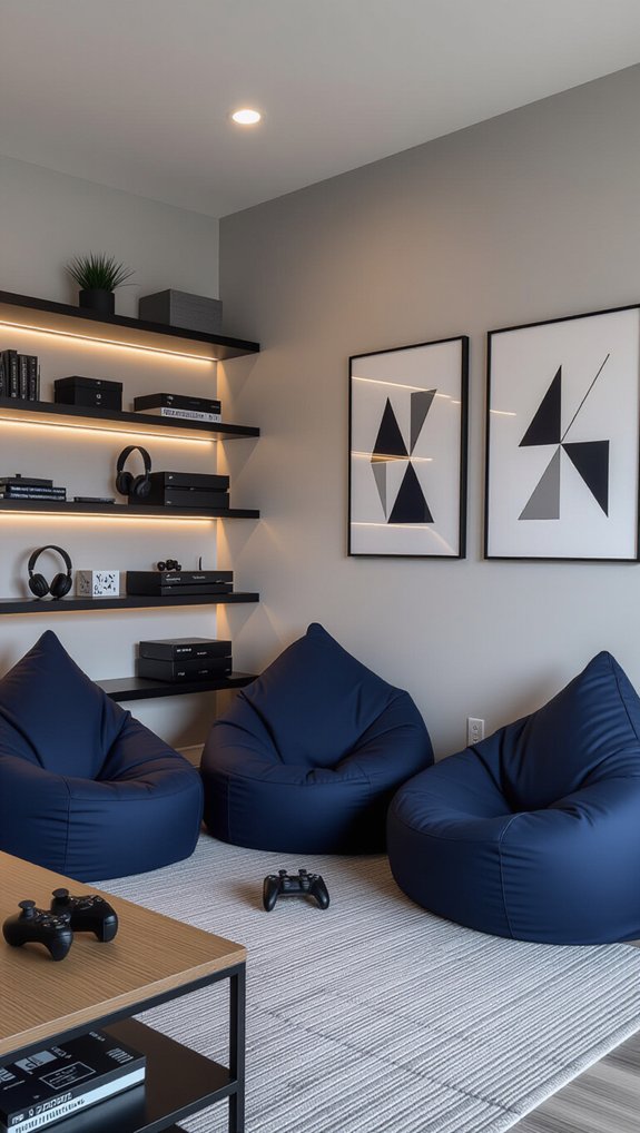 comfortable and flexible seating