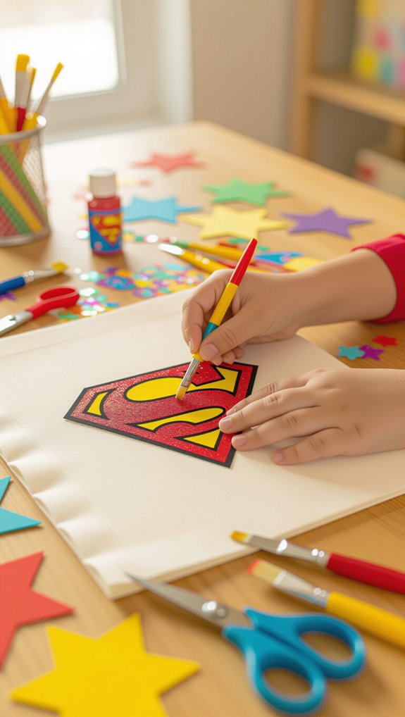 create your own superhero logos