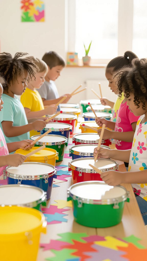 diy drums from containers