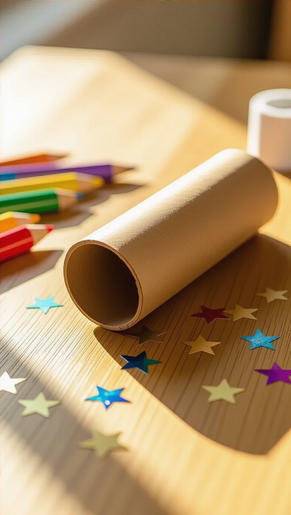 diy paper telescope craft