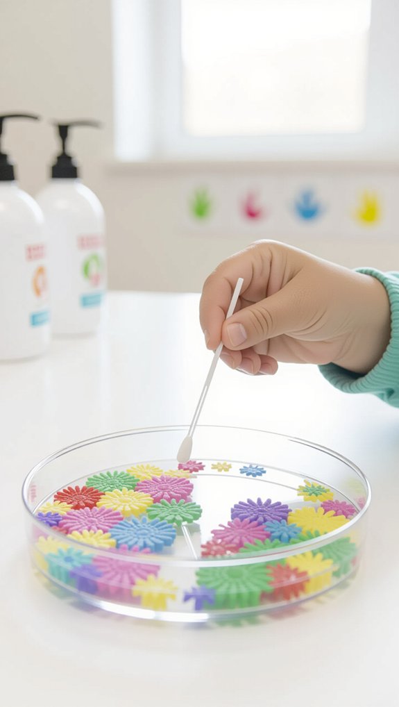 germ growth and hygiene