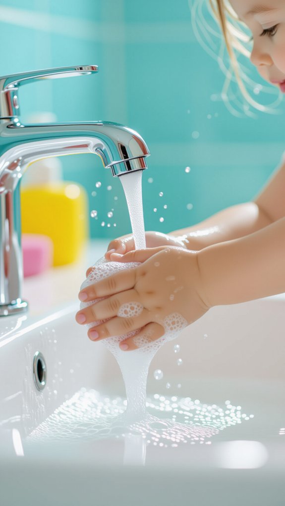 happy birthday handwashing routine