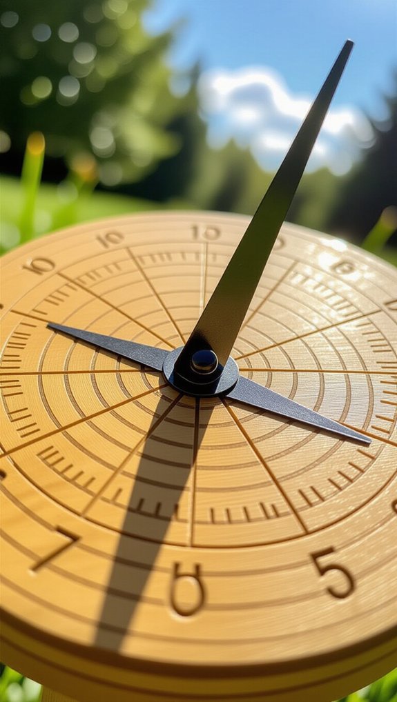 homemade sundial timekeeping project