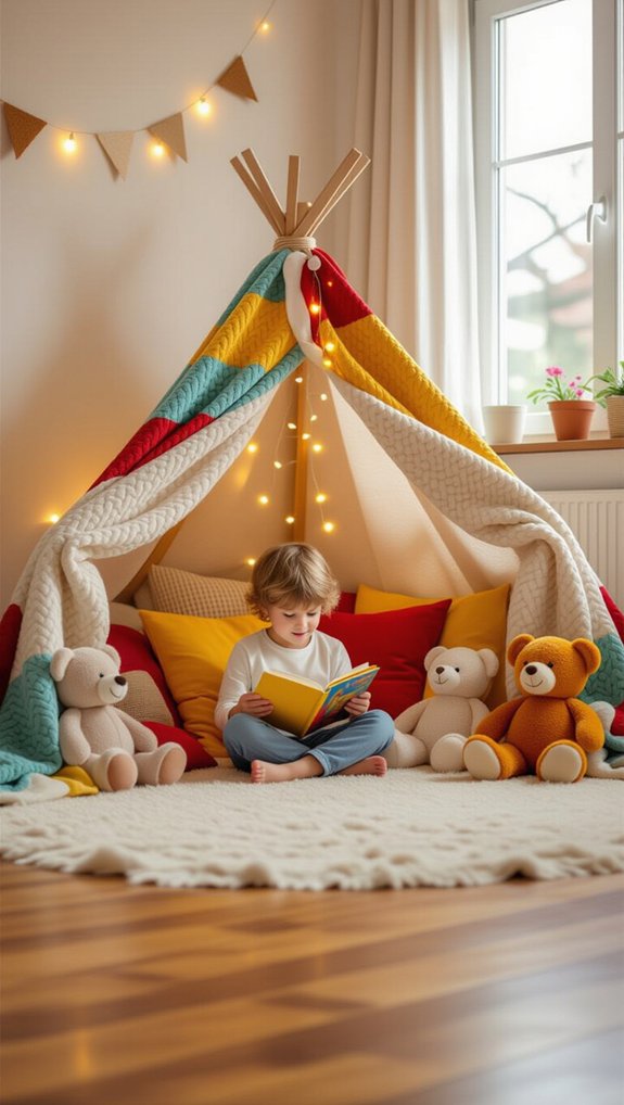 indoor fort building fun