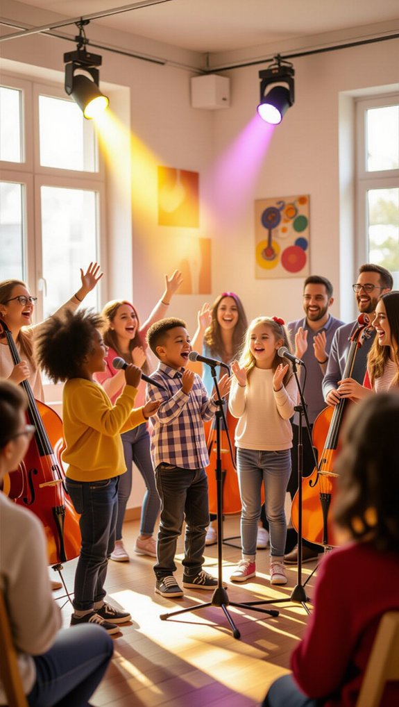 karaoke enhances kids confidence