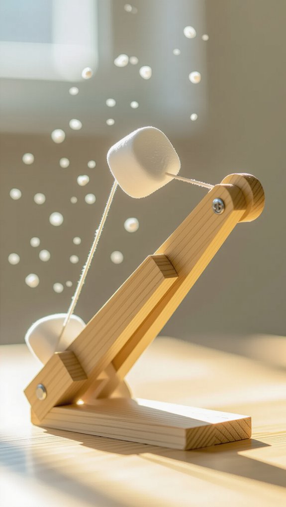 marshmallow catapult building project