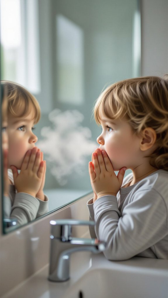mirror cough germ awareness