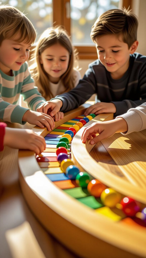 music and marble physics