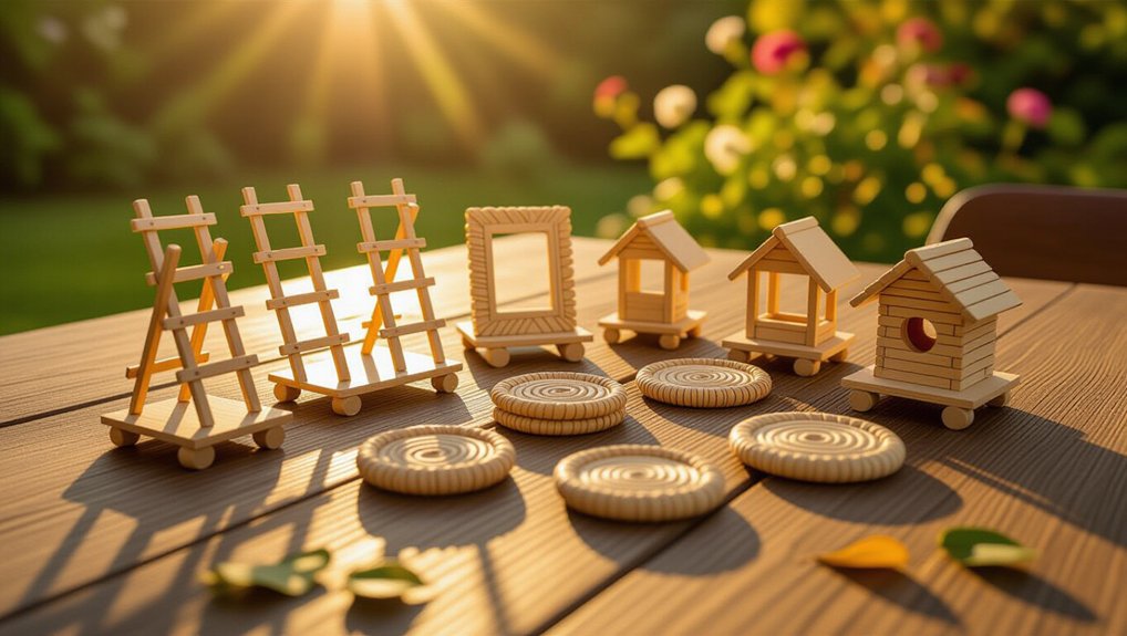 nature inspired popsicle stick crafts