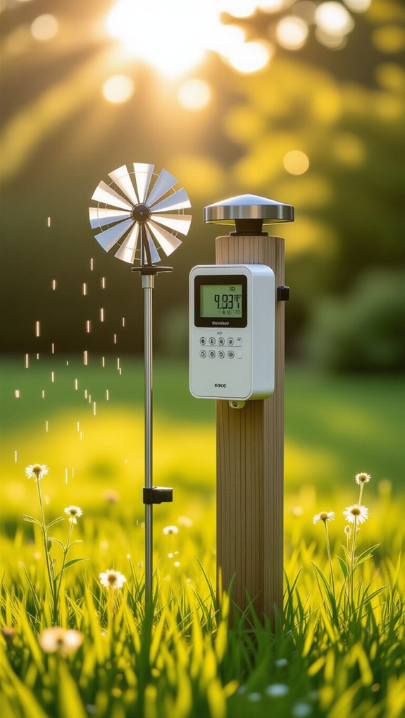 outdoor weather station setup