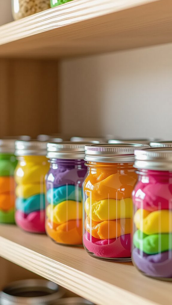 play dough long term storage