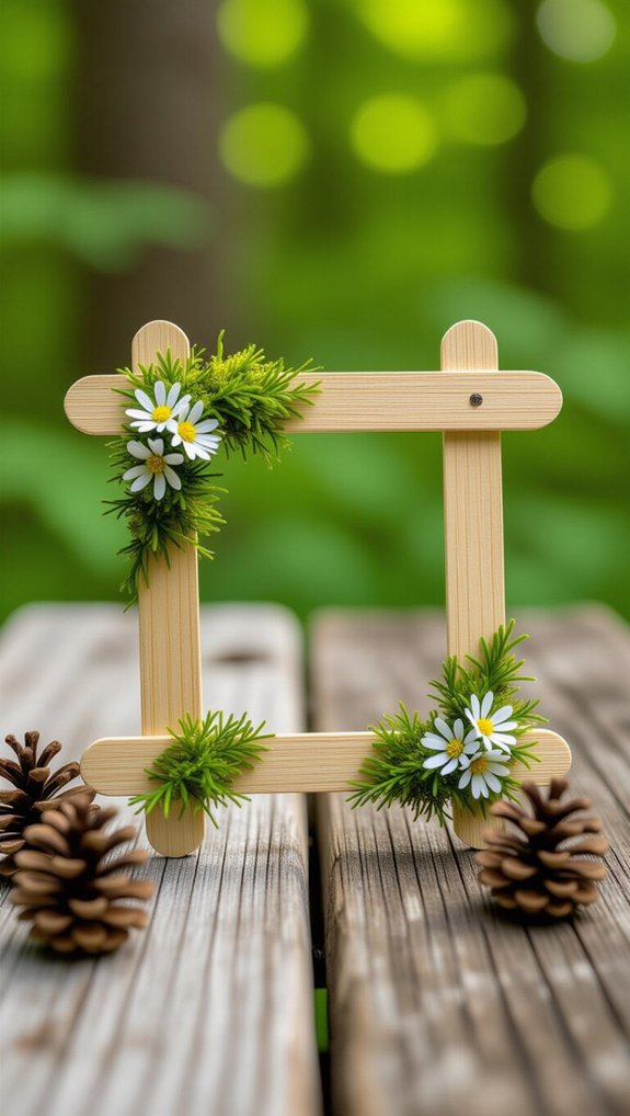 popsicle stick frame craft