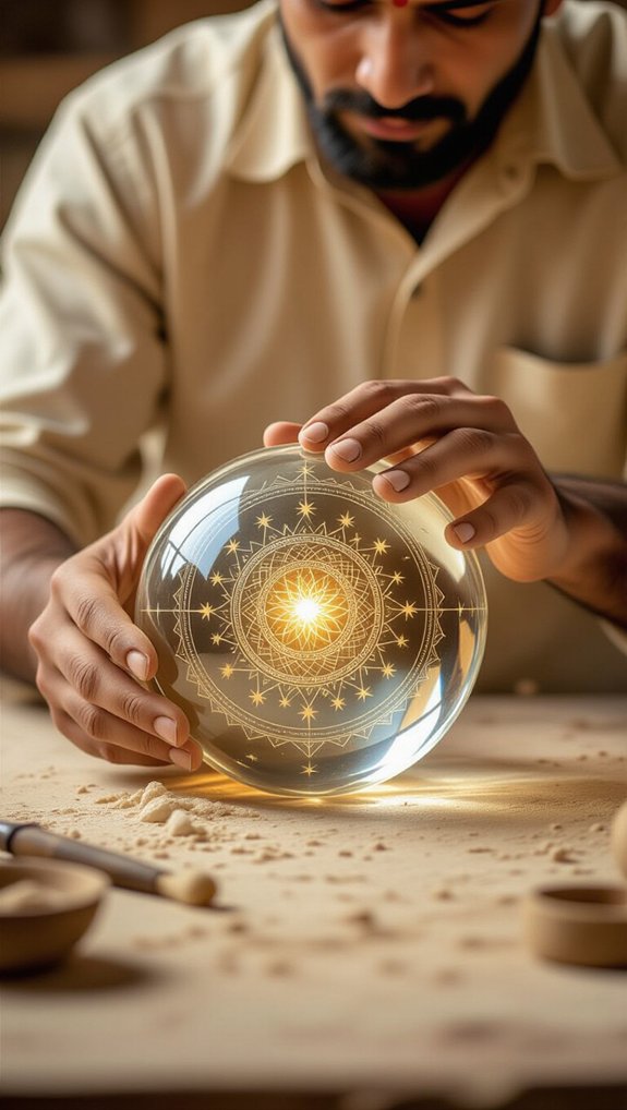 seamless celestial globes craftsmanship