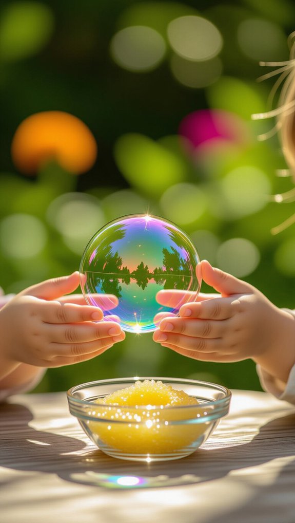 sugar enhances bubble durability