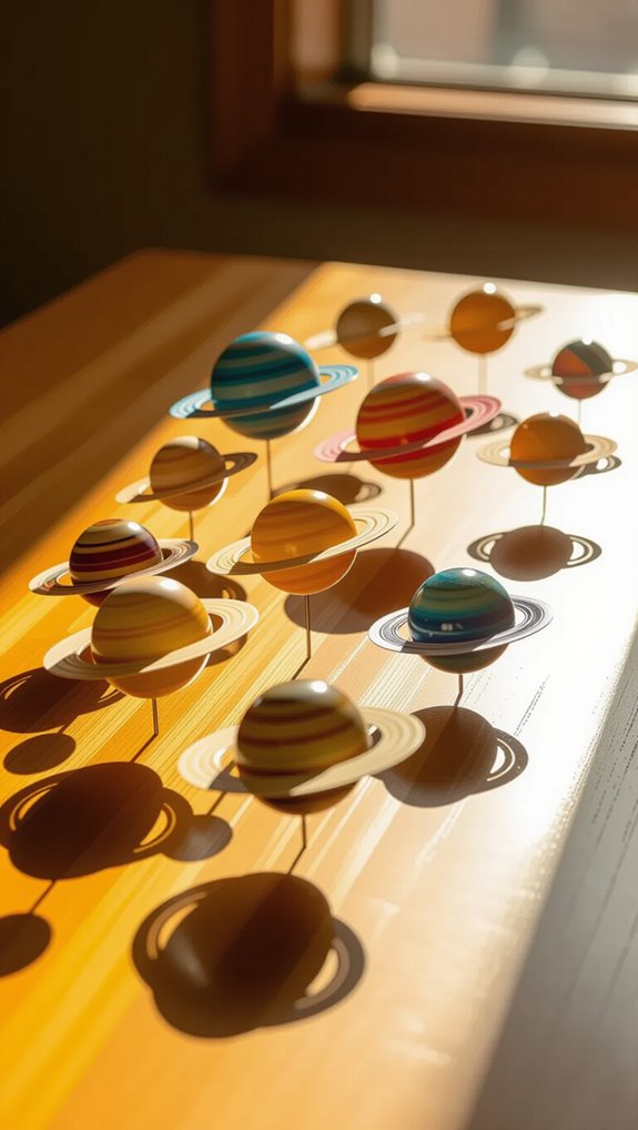 table top solar system model