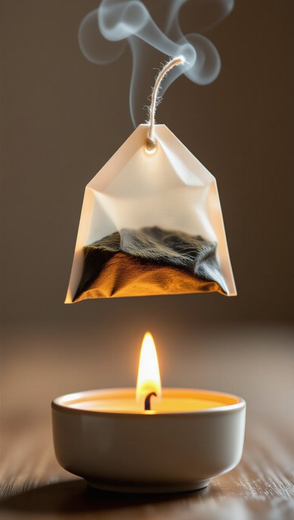 teabag experiment demonstrates buoyancy