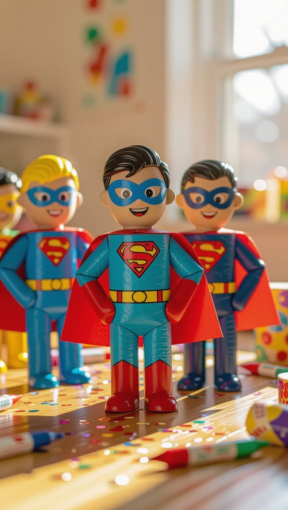 toilet paper tube superheroes