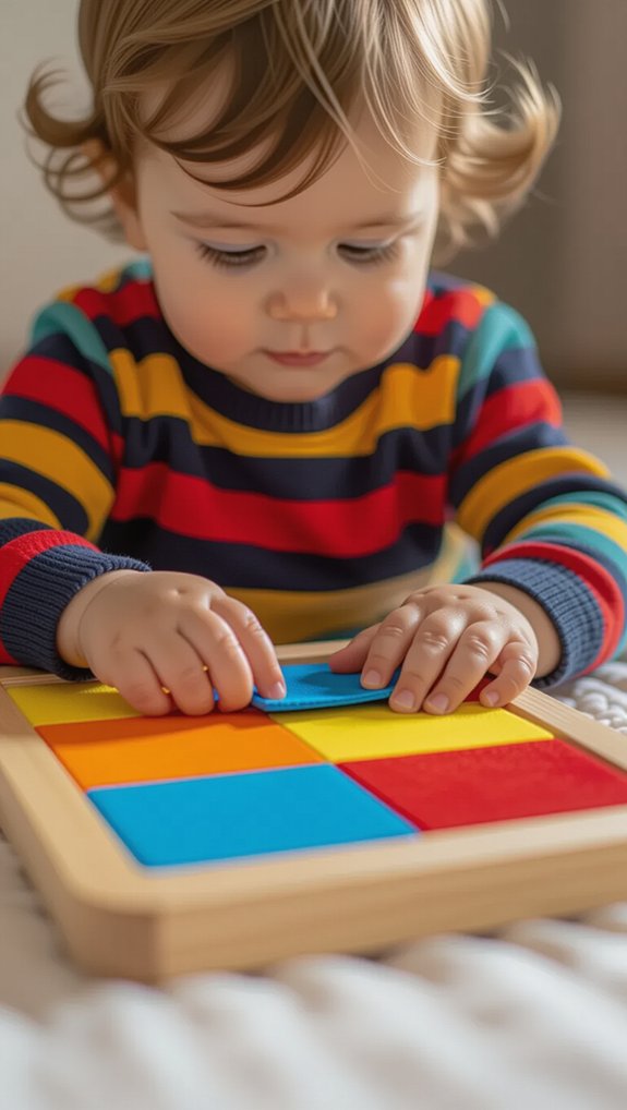 velcro enhances toddler learning