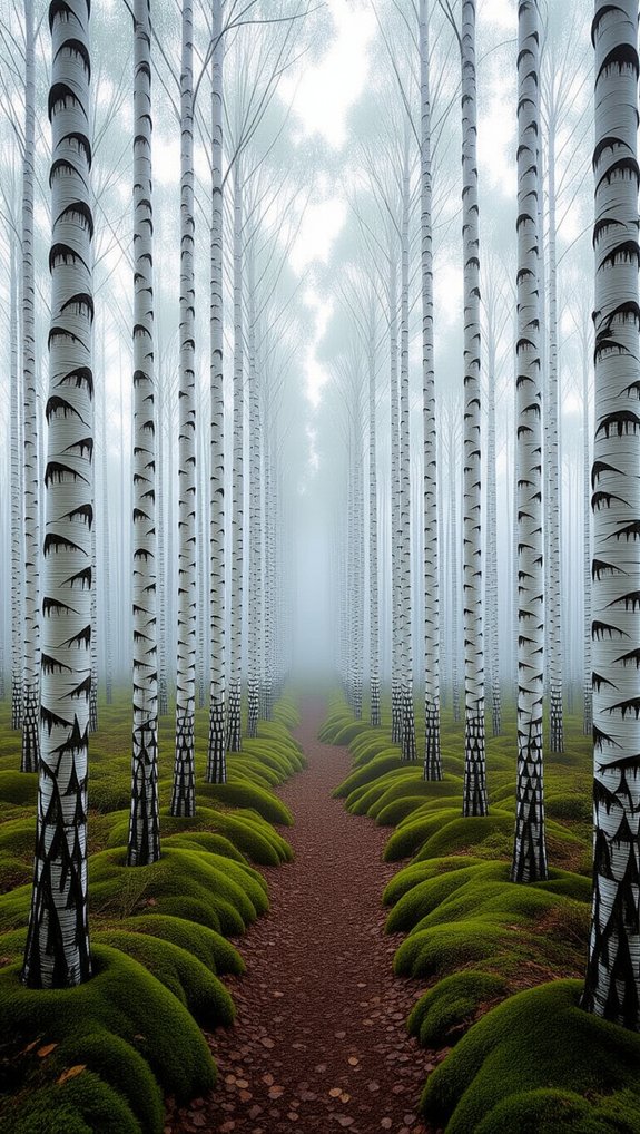 birch tree painting techniques