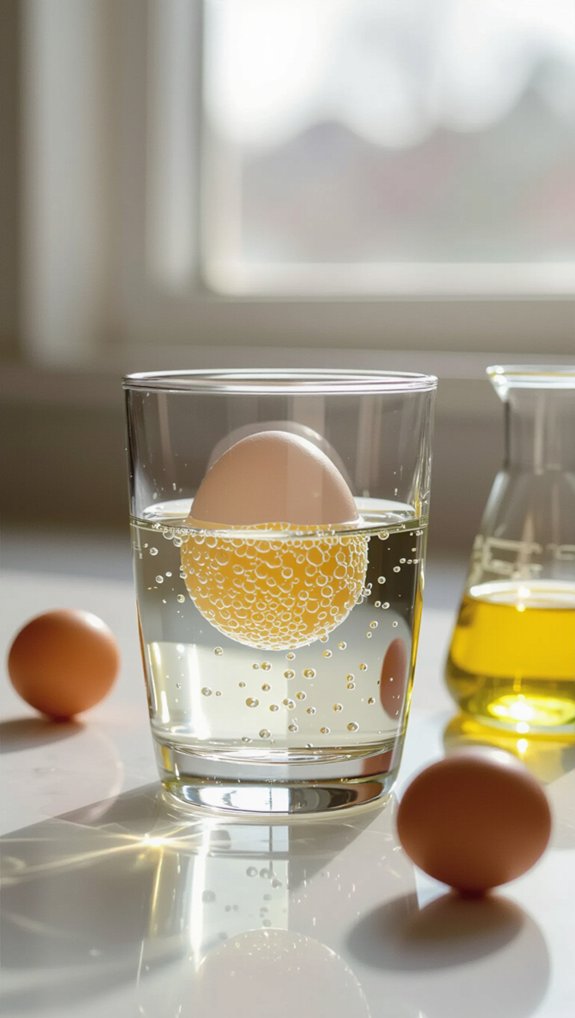 bouncy egg vinegar experiment