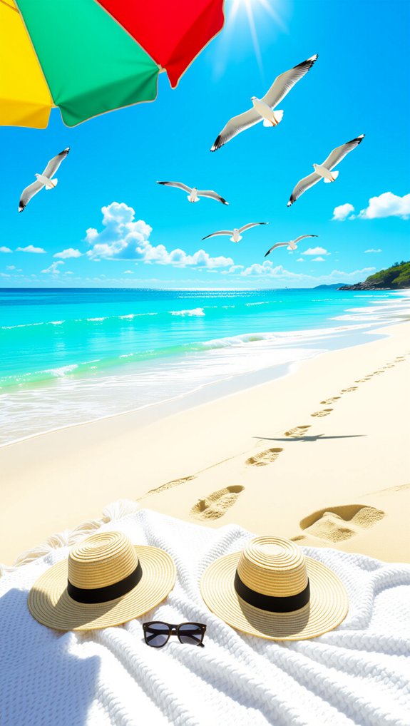 bright beach themed classroom decor