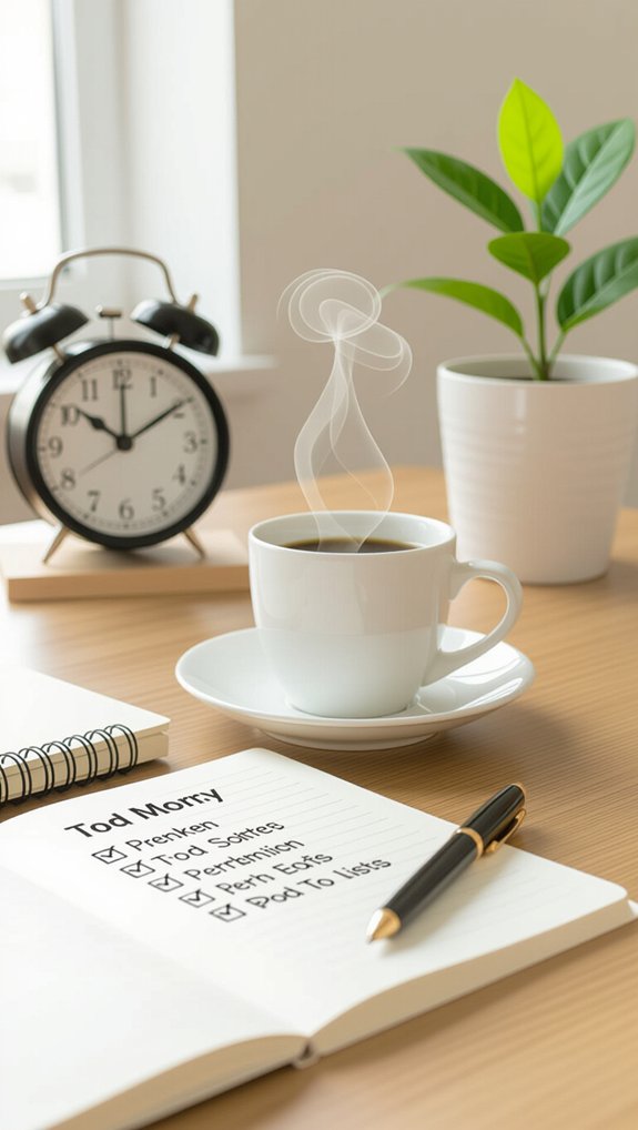 build consistent daily routines