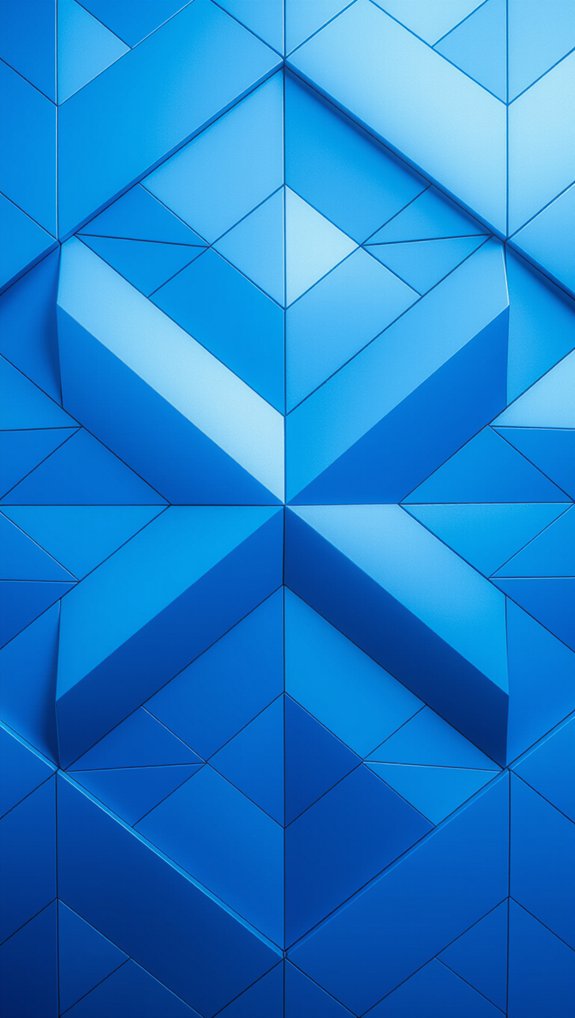 calm geometric wall art