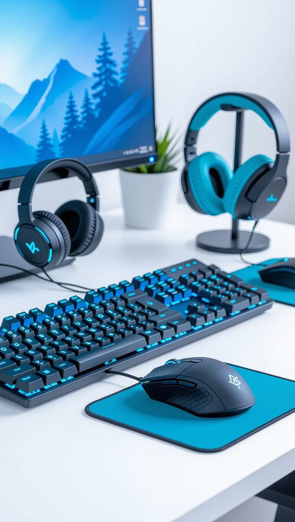 color coordinated gaming accessories