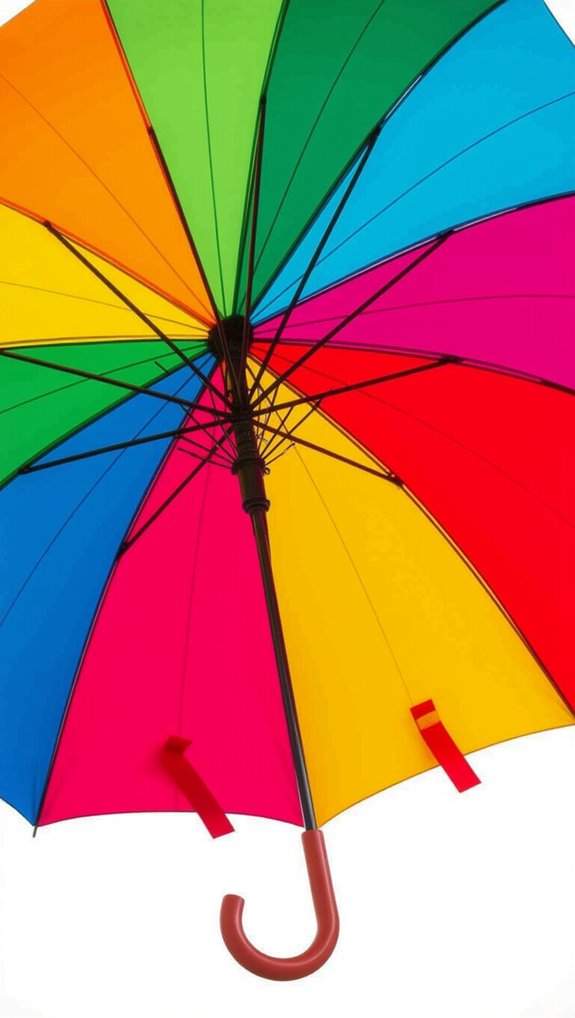 color mixing umbrella project