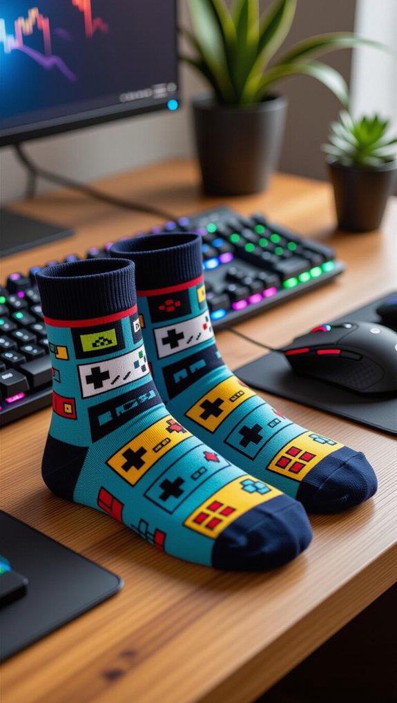 comfortable and stylish gaming socks