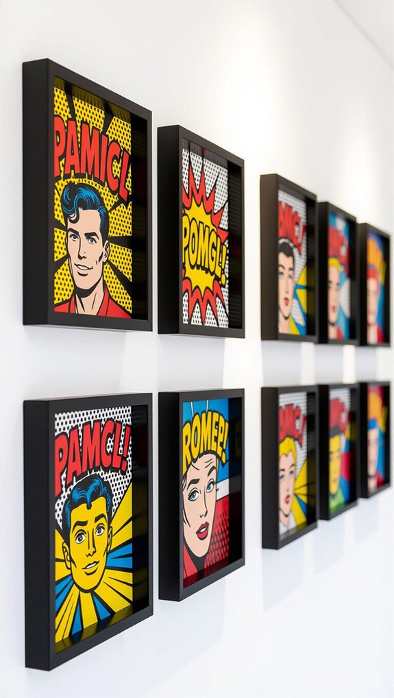 comic book picture frames