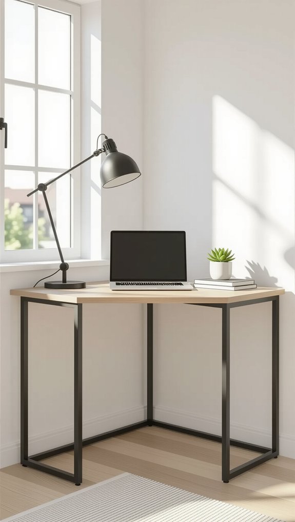 compact l shaped corner desk
