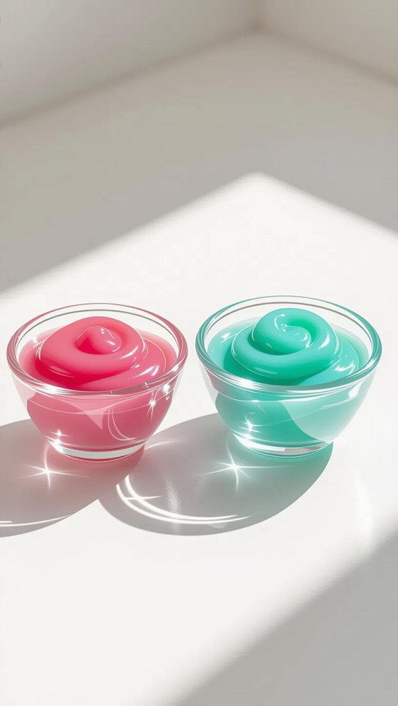 contact solution creates non sticky slime