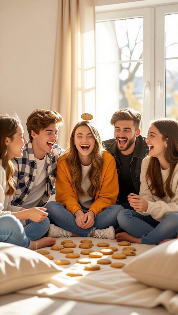 cookie coordination and laughter