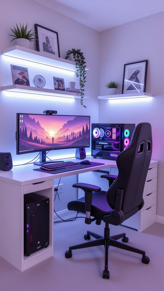 corner gaming station optimization