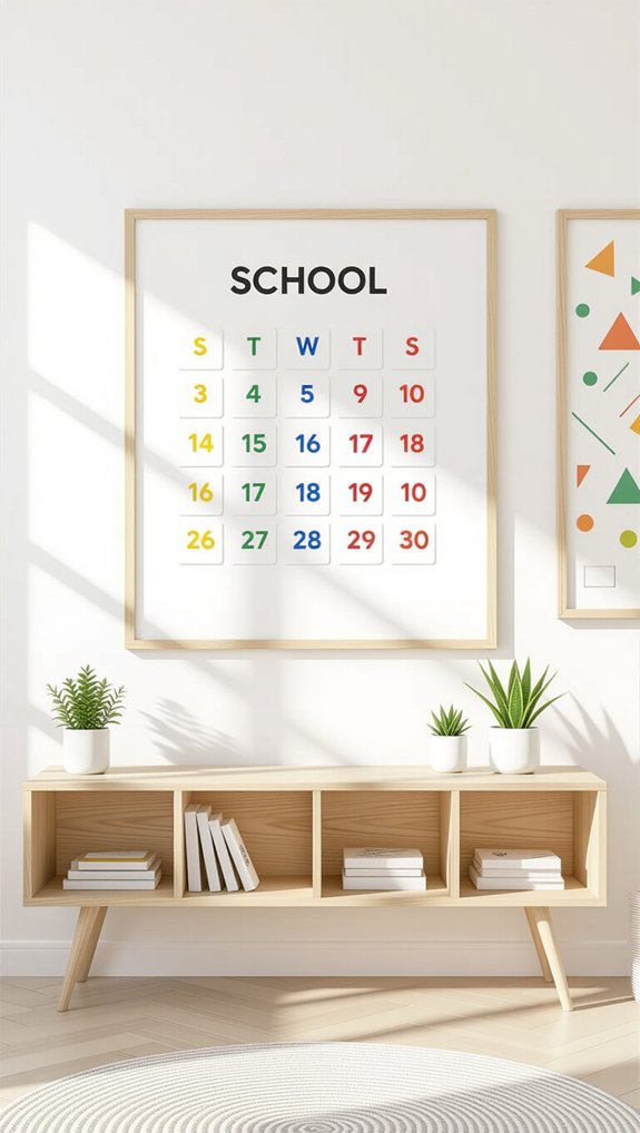 countdown classroom involvement chart