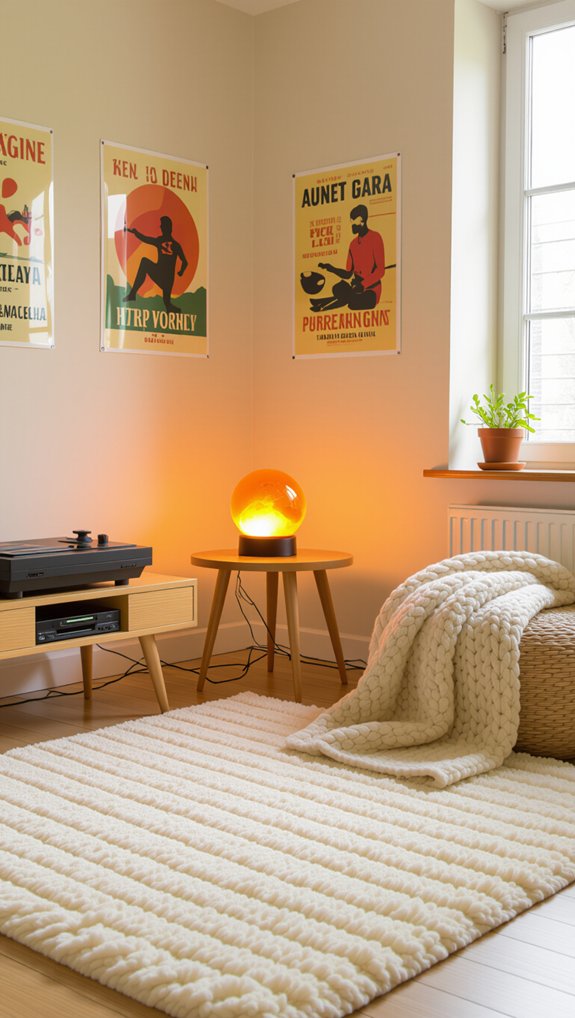 cozy gaming room rugs