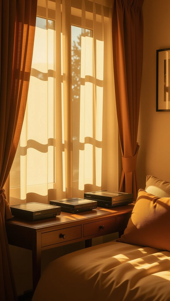 cozy light filtering brown curtains
